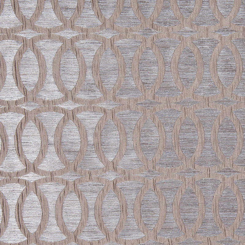 Champagne Entwined Circles Brocade