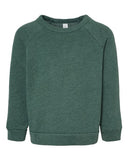 Toddler Sponge Fleece Raglan Crewneck Sweatshirt