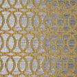 Chartreuse Entwined Circles Brocade