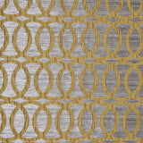 Chartreuse Entwined Circles Brocade