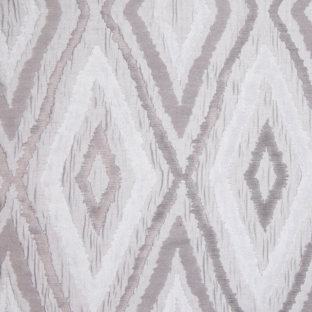 Pale Taupe/Silver Dramatic Diamonds Brocade