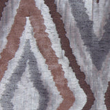 Silver/Brown Dramatic Diamonds Brocade