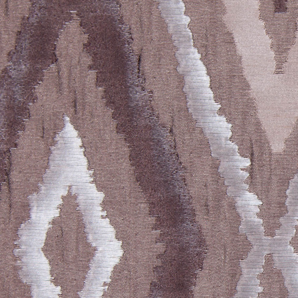 Taupe/Silver Dramatic Diamonds Brocade