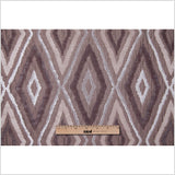 Taupe/Silver Dramatic Diamonds Brocade