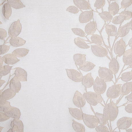 Ivory Columns of Leaves Brocade