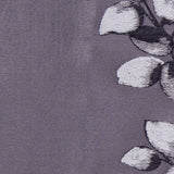 Gray and Black Columns of Leaves Brocade