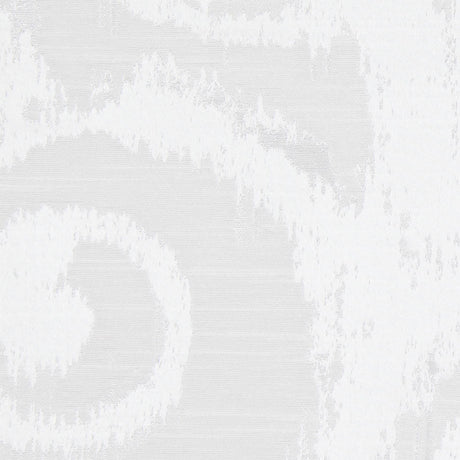 White Bold Swirls Jacquard