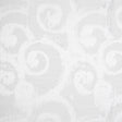 White Bold Swirls Jacquard