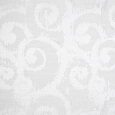 White Bold Swirls Jacquard