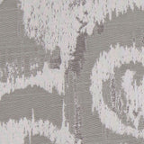 Silver Bold Swirls Jacquard