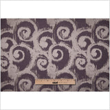 Plum Bold Swirls Jacquard