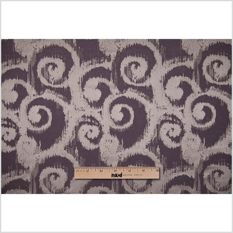 Plum Bold Swirls Jacquard