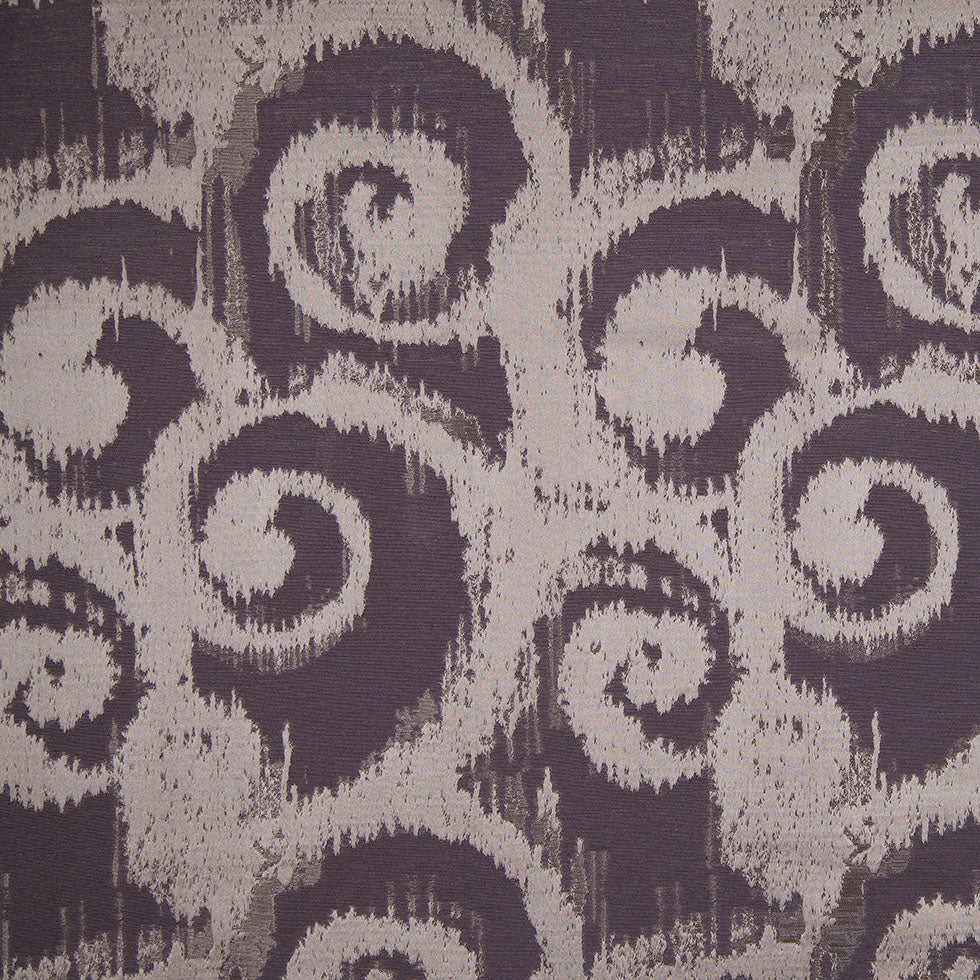 Plum Bold Swirls Jacquard