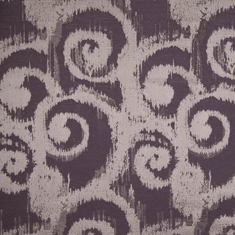 Plum Bold Swirls Jacquard