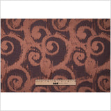 Chocolate Bold Swirls Jacquard