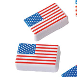 3" x 1 3/4" American Flag Red, White & Blue Foam Stress Toys 12 Pieces
