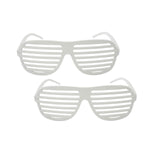 Louvre White Glasses – Single Pair