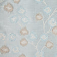 Spa/Beige Soft Floral Satiny Brocade