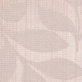 Peach Satiny Woven Leaves Jacquard
