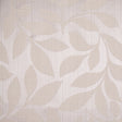 Beige Satiny Woven Leaves Jacquard