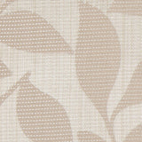 Natural Satiny Woven Leaves Jacquard