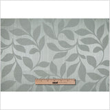 Slate Satiny Woven Leaves Jacquard