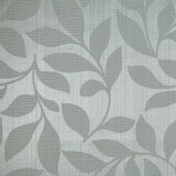 Slate Satiny Woven Leaves Jacquard
