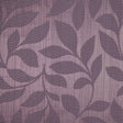 Plum Satiny Woven Leaves Jacquard