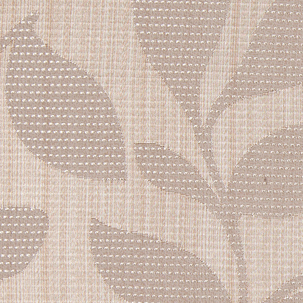 Champagne Satiny Woven Leaves Jacquard