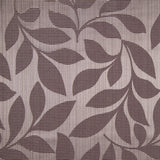 Brown Sand Satiny Woven Leaves Jacquard