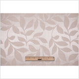 Sand Satiny Woven Leaves Jacquard
