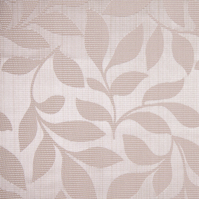 Sand Satiny Woven Leaves Jacquard