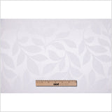 Pearl Satiny Woven Leaves Jacquard