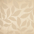 Gold Satiny Woven Leaves Jacquard