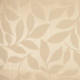 Gold Satiny Woven Leaves Jacquard