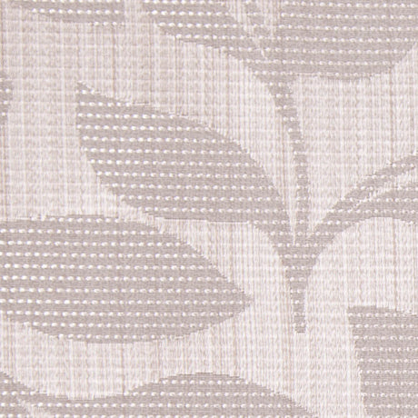 Taupe Satiny Woven Leaves Jacquard