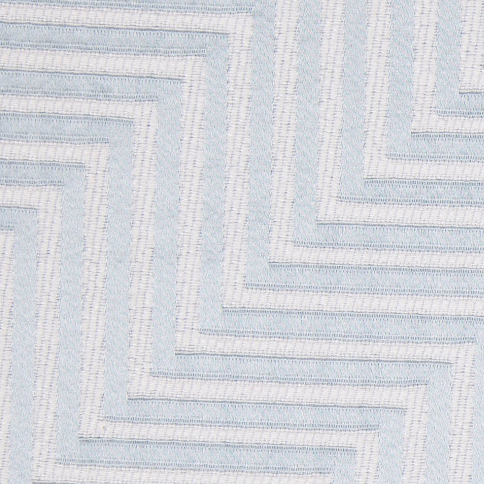 Sky Blue Diagonal Herringbone Jacquard