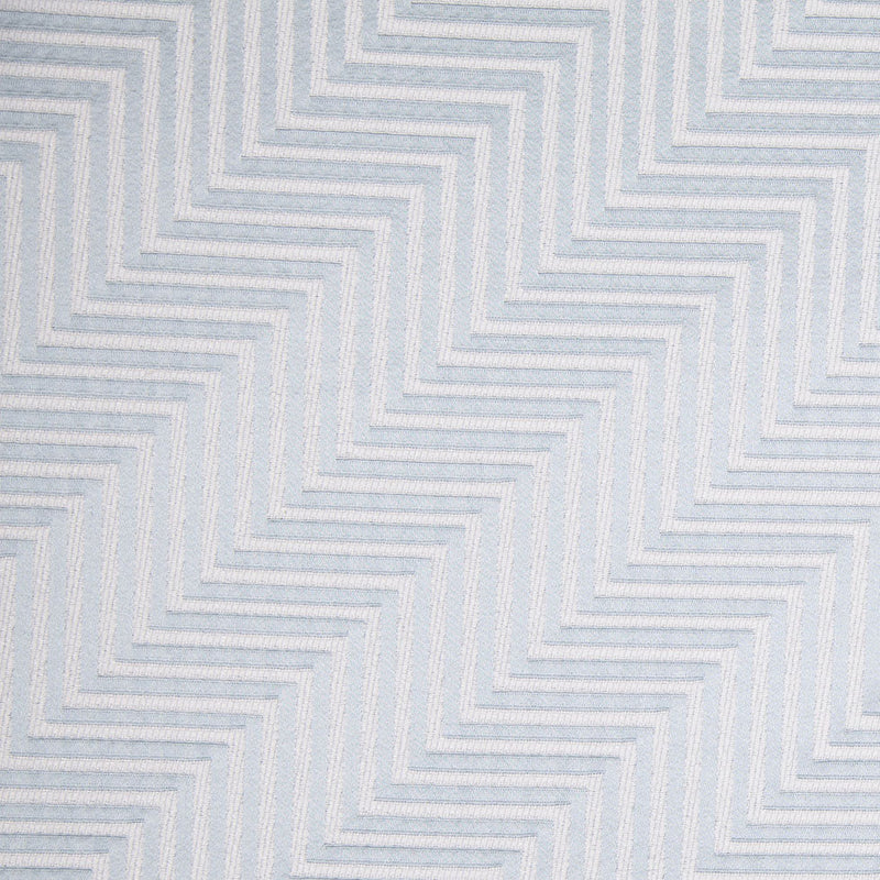 Sky Blue Diagonal Herringbone Jacquard