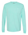 Comfort Colors® Garment-Dyed Heavyweight Crewneck Long Sleeve Pocket T-Shirt