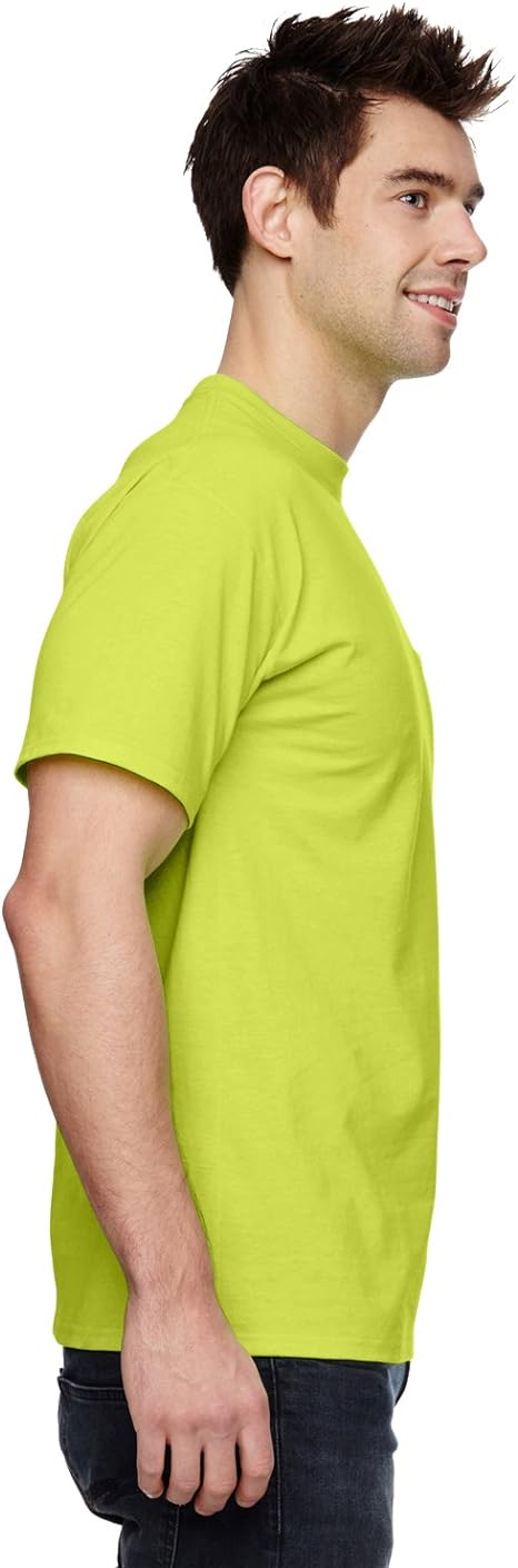 USA-Made Short Sleeve Crewneck Pocket T-Shirt