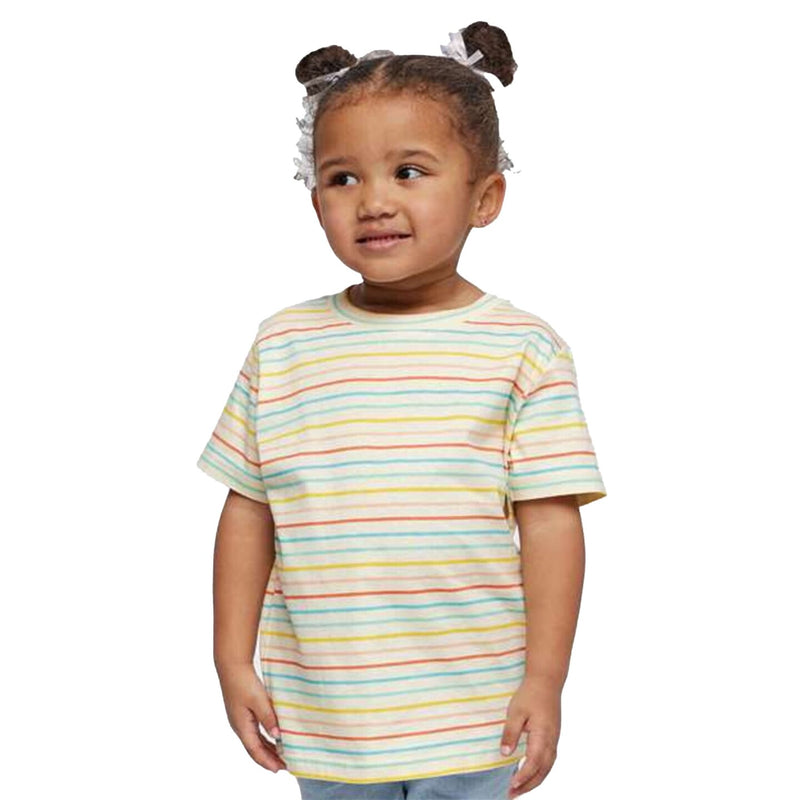 RADYAN® Toddler Fine Jersey Crewneck Short Sleeve Tee