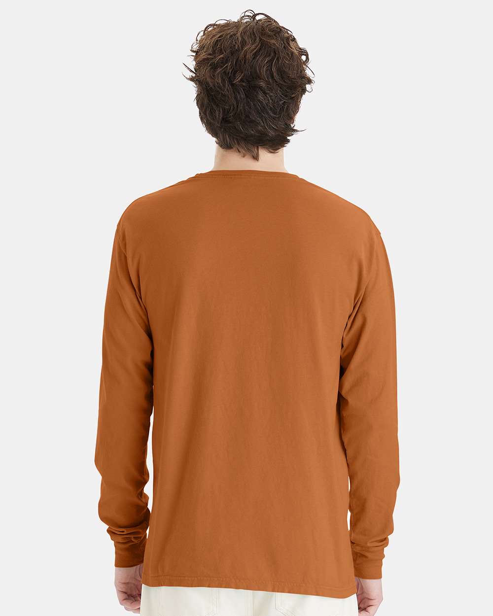 ComfortWash by Hanes® Garment-Dyed Long Sleeve Crewneck T-Shirt