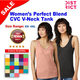 District® Women’s Perfect Blend CVC V-Neck Tank