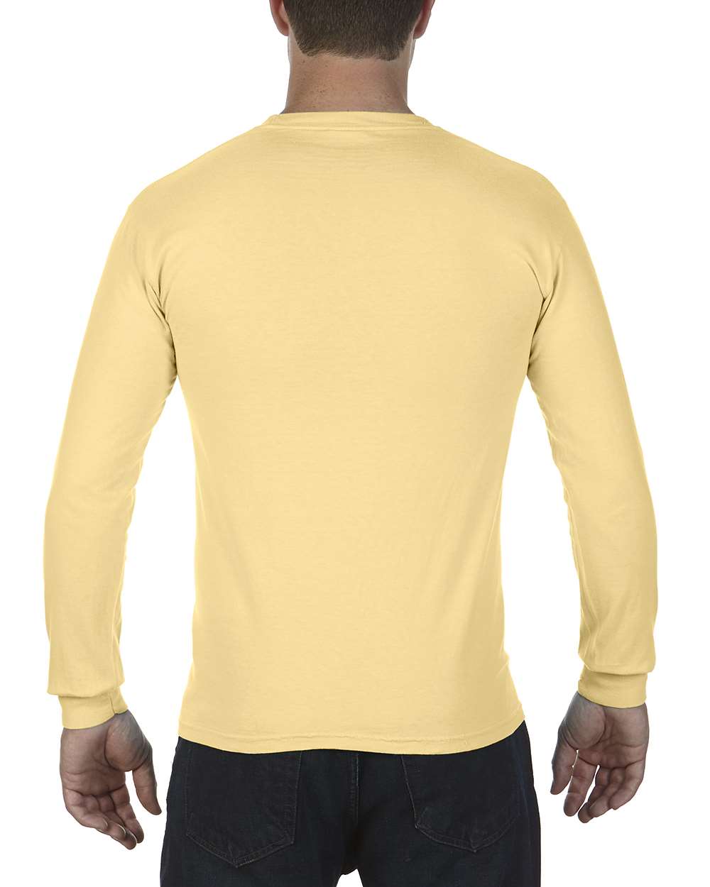 Comfort Colors® Garment-Dyed Heavyweight Long Sleeve Pocket T-Shirt
