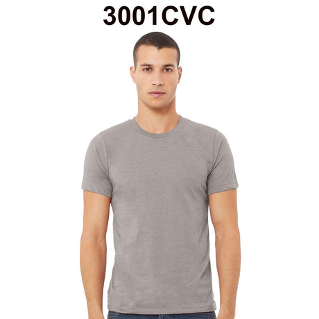 BELLA + CANVAS® CVC Comfortable Crewneck Short Sleeve Jersey Tee