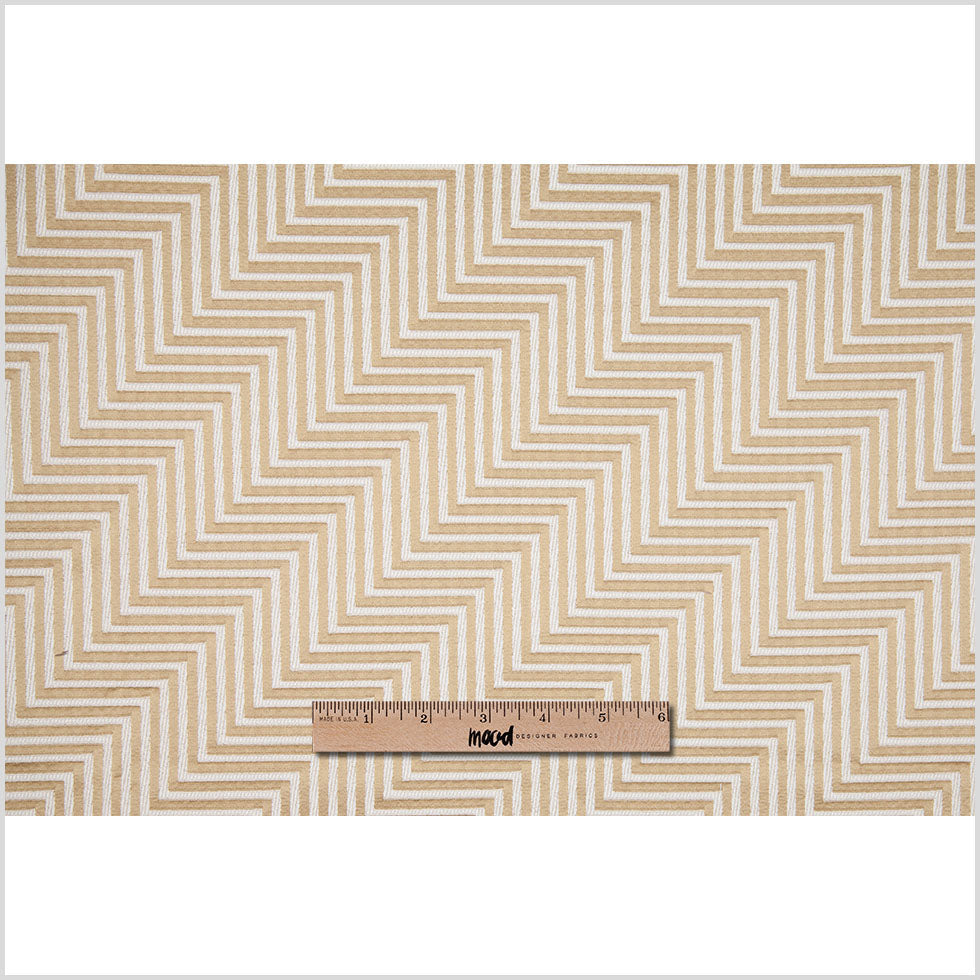 Gold Diagonal Herringbone Jacquard