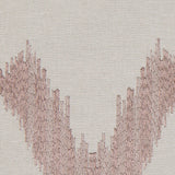 Pale Taupe and Copper Embroidered Diamonds Woven