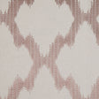 Pale Taupe and Copper Embroidered Diamonds Woven