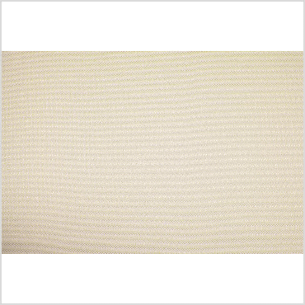 Ivory Linen-Like Solid Woven