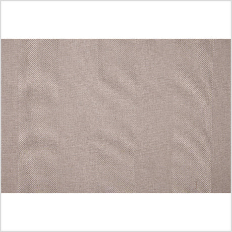 Beige Wides Stripes Linen-Like Woven